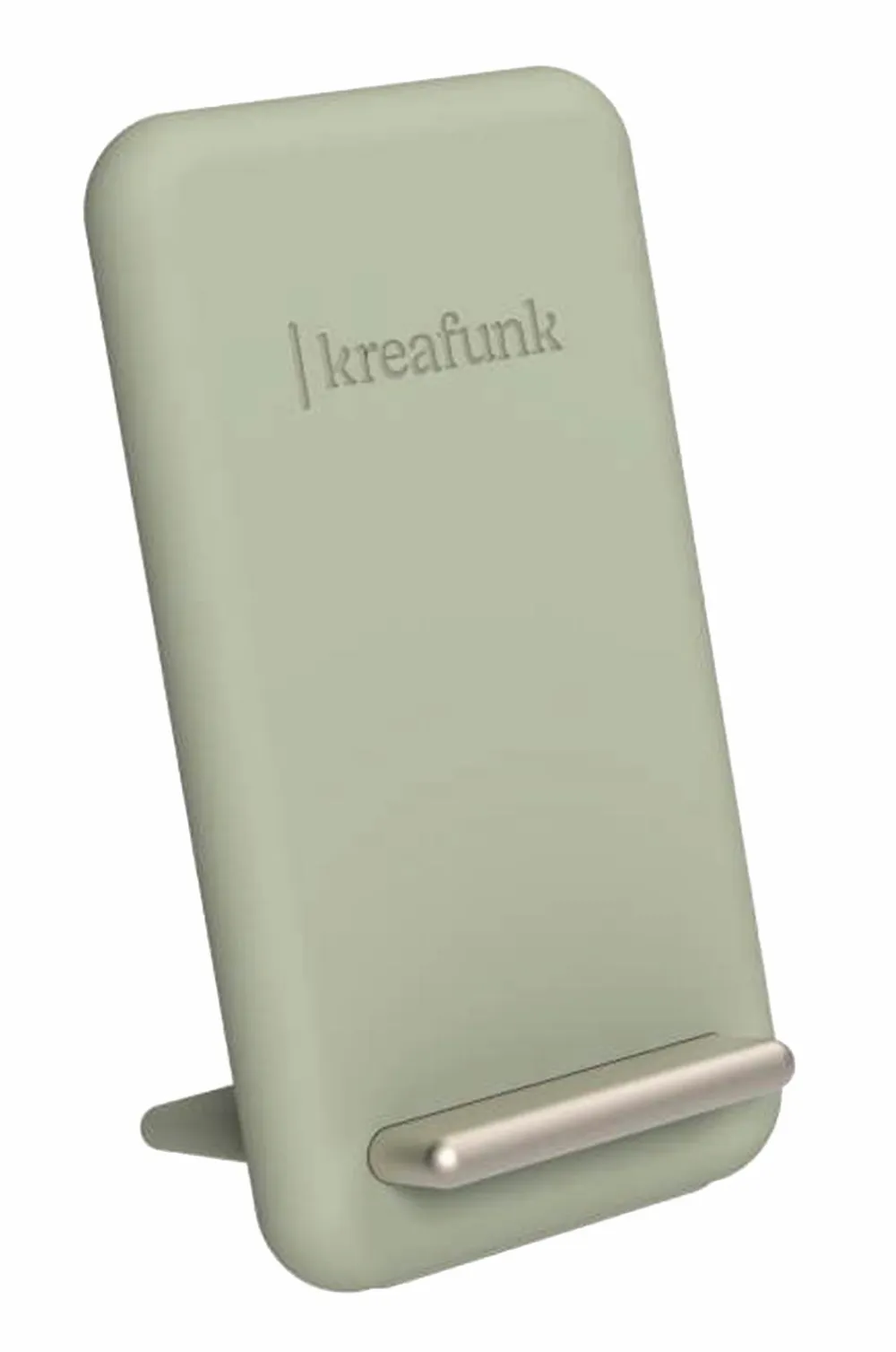 Kreafunk Mobiltelefoner, Tablets & Tilbehør>Trådløs Opladningsholder reCHARGE Dusty olive
