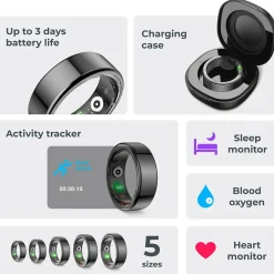 KSIX Smart Ring Saturn - L No color Clearance
