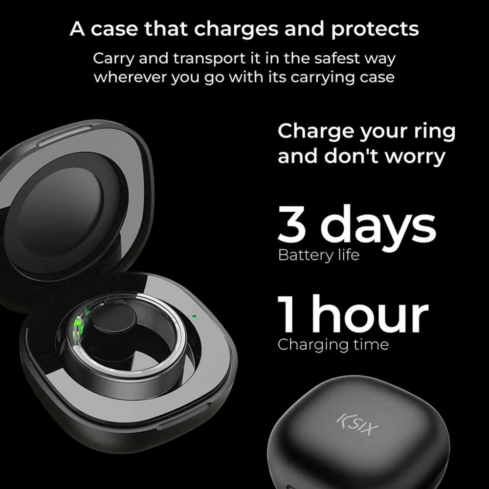 KSIX Smart Ring Saturn - M No color Discount