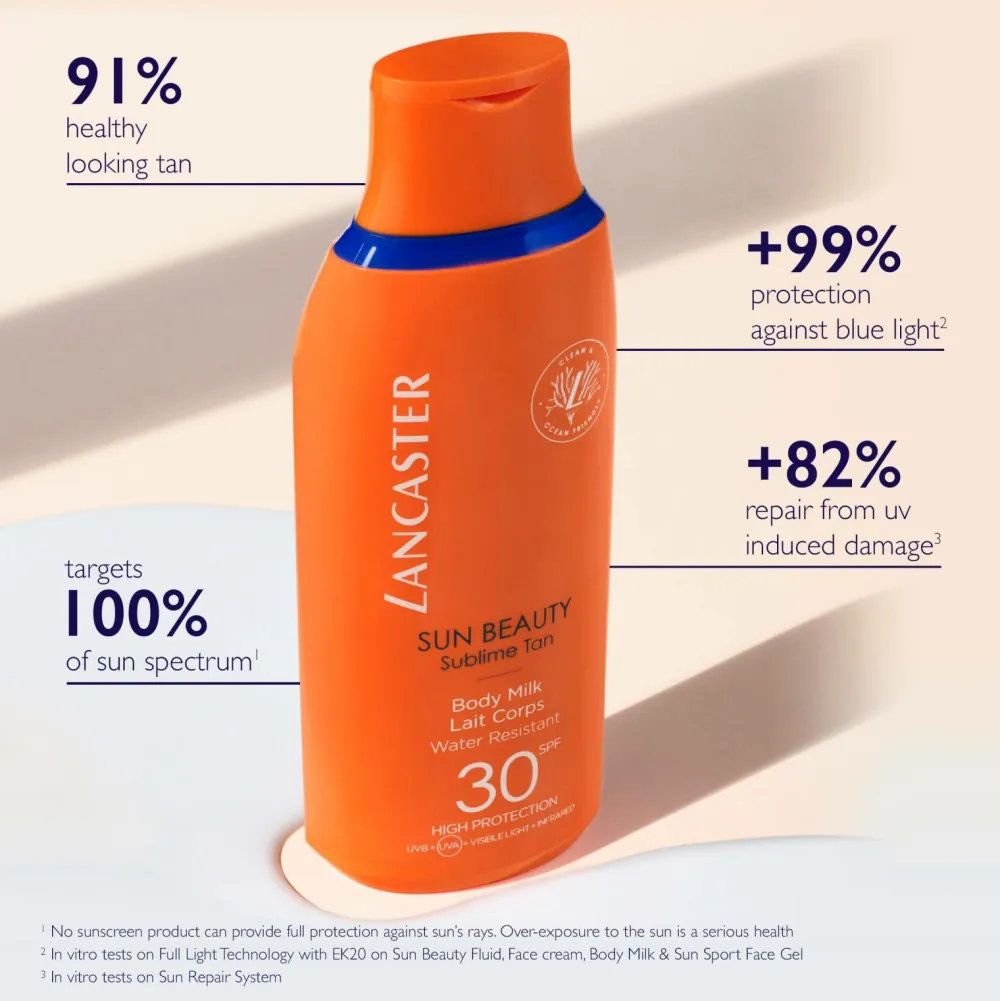 Lancaster Sun Care Face & Body Body Milk SPF30 175 ml Hot