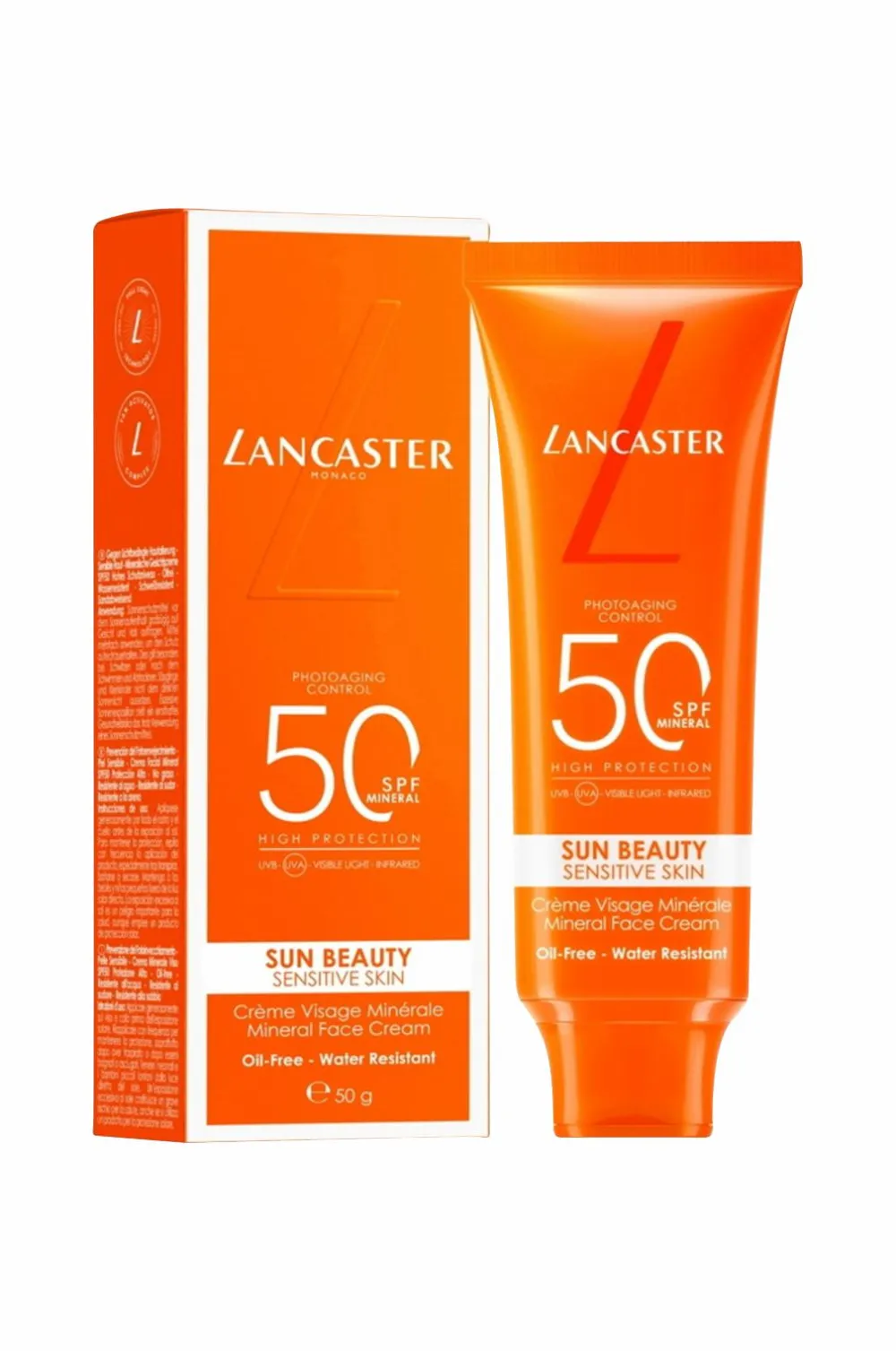Lancaster Sun Sensitive Sun Beauty Mineral Face Cream SPF50 50 Ml No Color Online