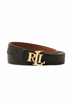 Lauren Ralph Lauren Bælte Rev Lrl 20-Blt-Sny Black/lauren tan Hot