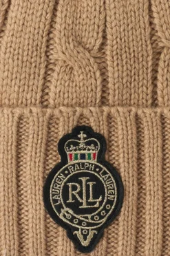 Lauren Ralph Lauren Huer>Hue Polyester Blend-cable Crest Patch HT Classic camel