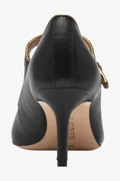 Lauren Ralph Lauren Højhælet sko Lanette Mj2-pm-cto Black/antique gold Sale