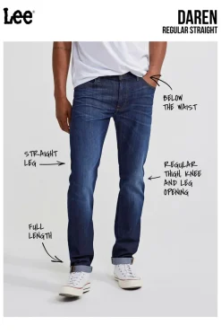 Lee Jeans Daren Zip Fly On The Road Clearance