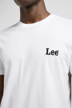 Lee T-shirt SS Small Logo Bright white Discount