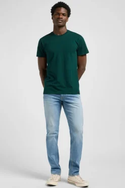 Lee T-shirt Twin Pack Crew 2-pak Jade Forest Mood Indigo Discount