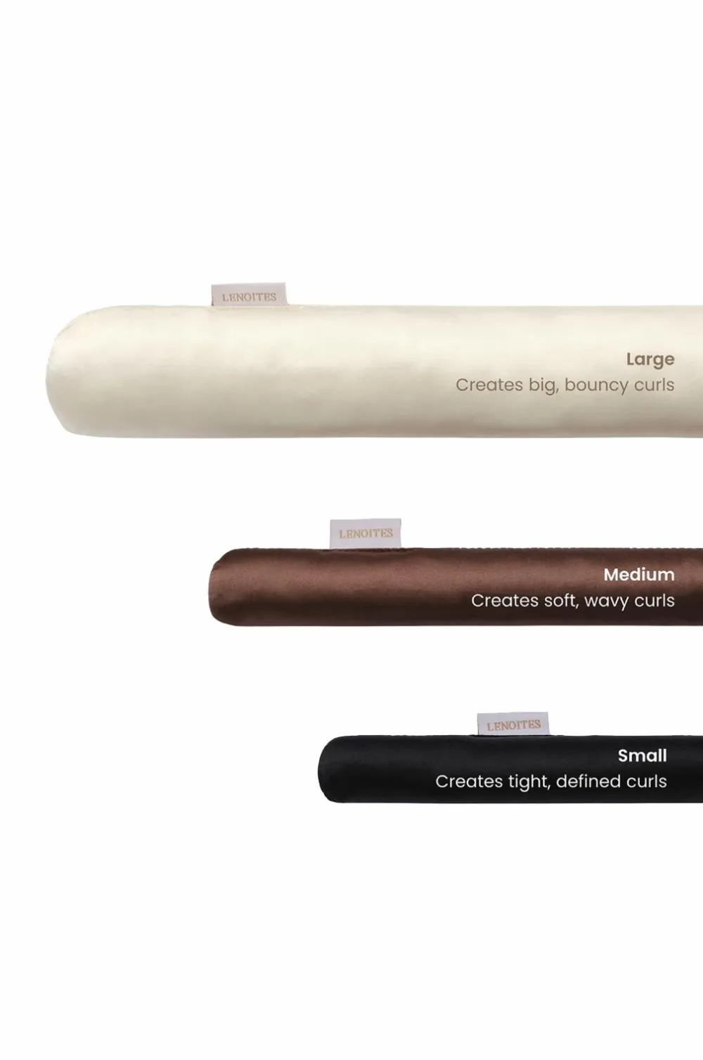 Lenoites Heatless Curls In Mulberry Silk Small Golden Sand Best