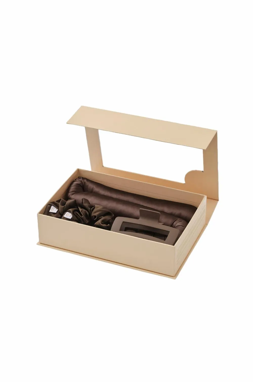 Lenoites Heatless Curls In Mulberry Silk Large Brown
