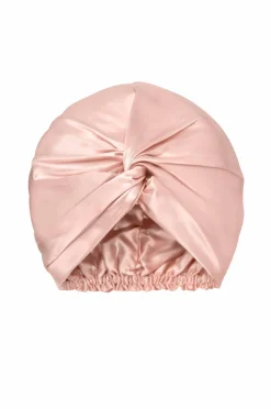 Lenoites Håraccessories>Mulberry Silk Sleeping Cap Pink