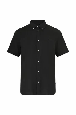 Les Deux Skjorter>Hørskjorte Konrad SS Black