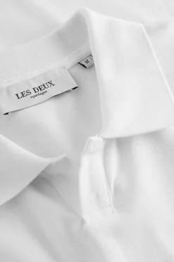 Les Deux Poloshirts>Poloshirt Piqué Polo White