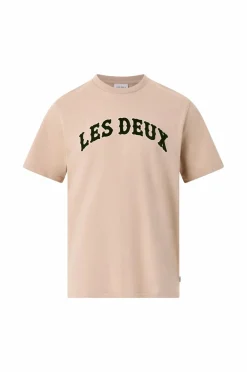 Les Deux T-shirt Brady Western Dark sand Sale