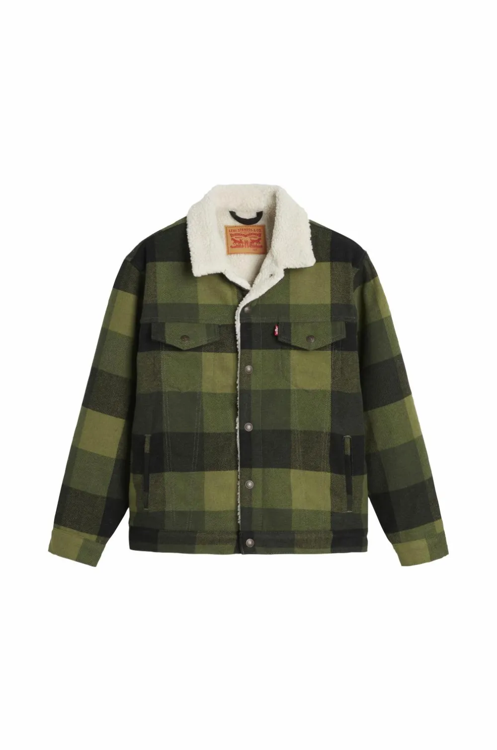 Levi's Jakker & Frakker>Jakke Relaxed Fit Plaid TR Laredo plaid duffel bag