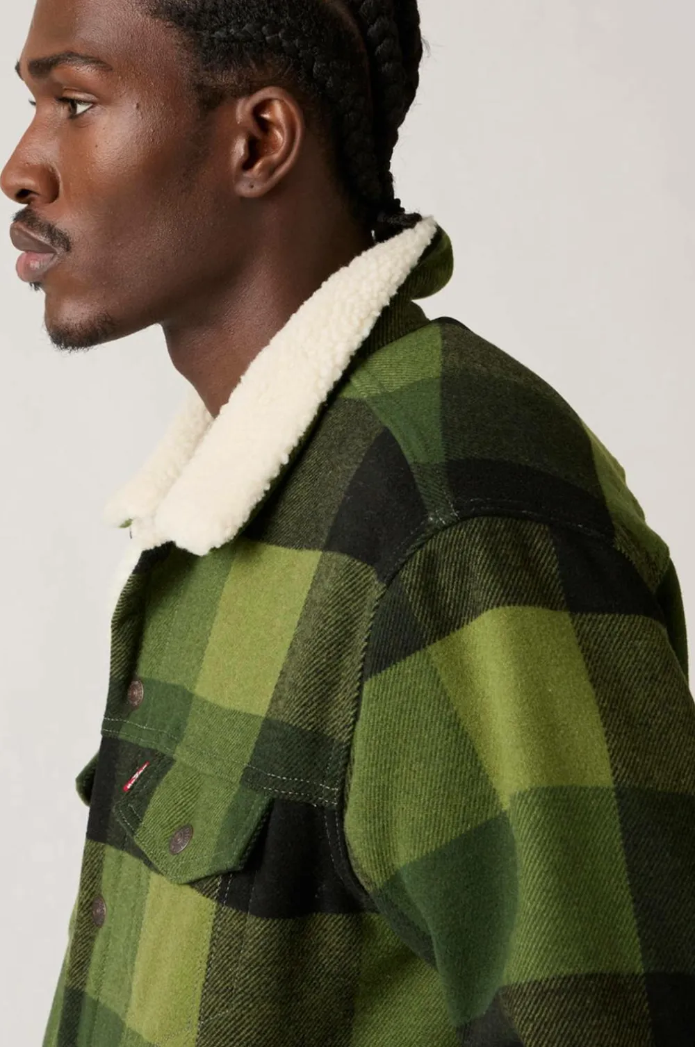 Levi's Jakker & Frakker>Jakke Relaxed Fit Plaid TR Laredo plaid duffel bag