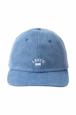 Levi's Hatte & Kasketter|Accessories>Kasket Lazy Girl Logo Cap INDIGO LIGHT WASH 9