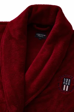 Lexington Nattøj & Homewear>Fleecekåbe Unisex Red