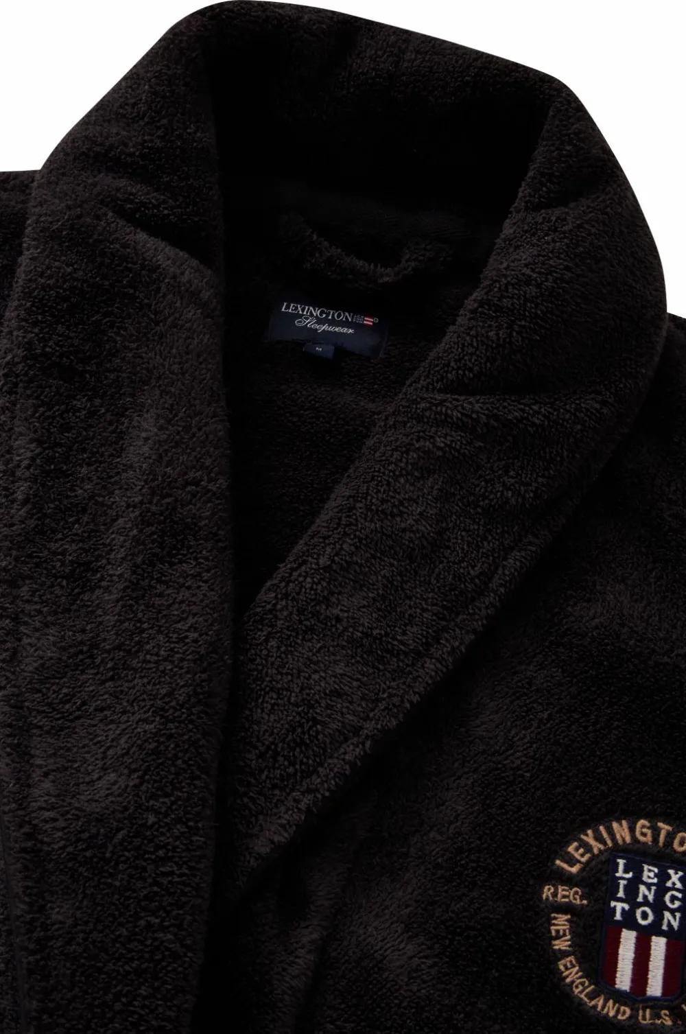 Lexington Nattøj & Homewear>Fleecekåbe Unisex Black