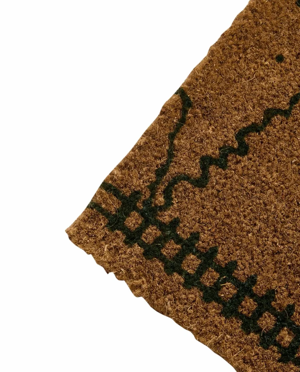 Lexington House Dørmåtte af kokosfiber Natural/Green Discount