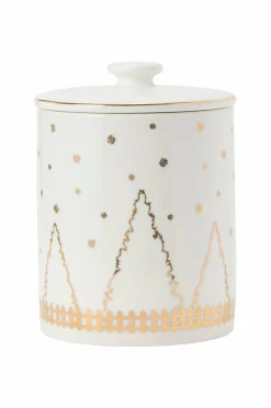 Lexington Kagedåse med låg House stentøj White/Gold Outlet