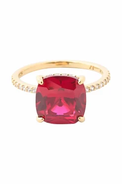 Lily and Rose Ring Desiree 16mm Garnet Hot