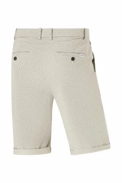 Lindbergh Shorts>Chinoshorts Superflex Aop Chino Shorts Lt stone 224