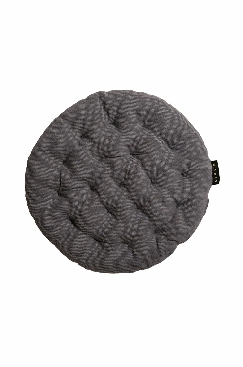 Linum Sædehynde Pepper Ø 37 cm Granite Grey New