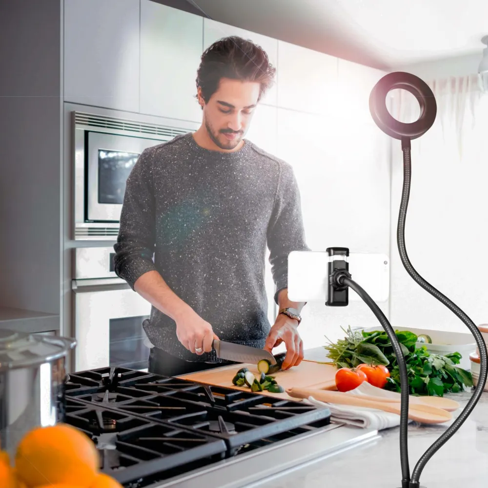 LogiLink Mobiltelefoner, Tablets & Tilbehør>Ring Light for Smartphone No color