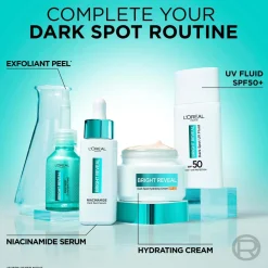 L'Oréal Paris Bright Reveal Niacinamide Dark Spot Hydrating Day Cream SPF50 For Normal Skin 50 Ml No Color Sale