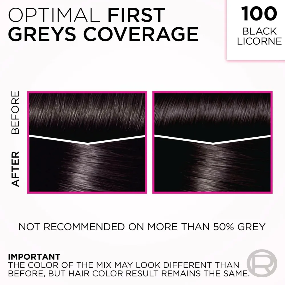 L'Oréal Paris Hårfarve>Casting Creme Gloss 100 Black Licorne