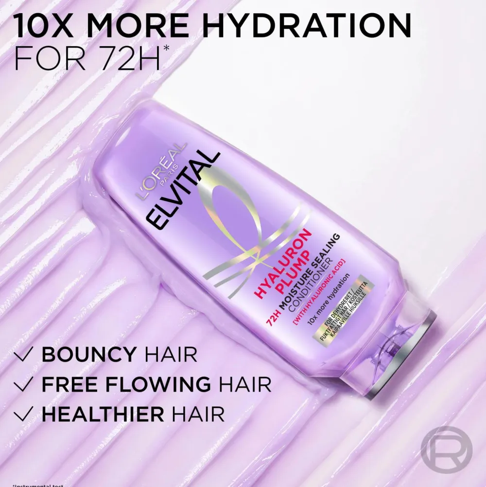L'Oréal Paris Hår|Hår>Elvital Hyaluron Plump Conditioner For Dehydrated Hair 300 Ml