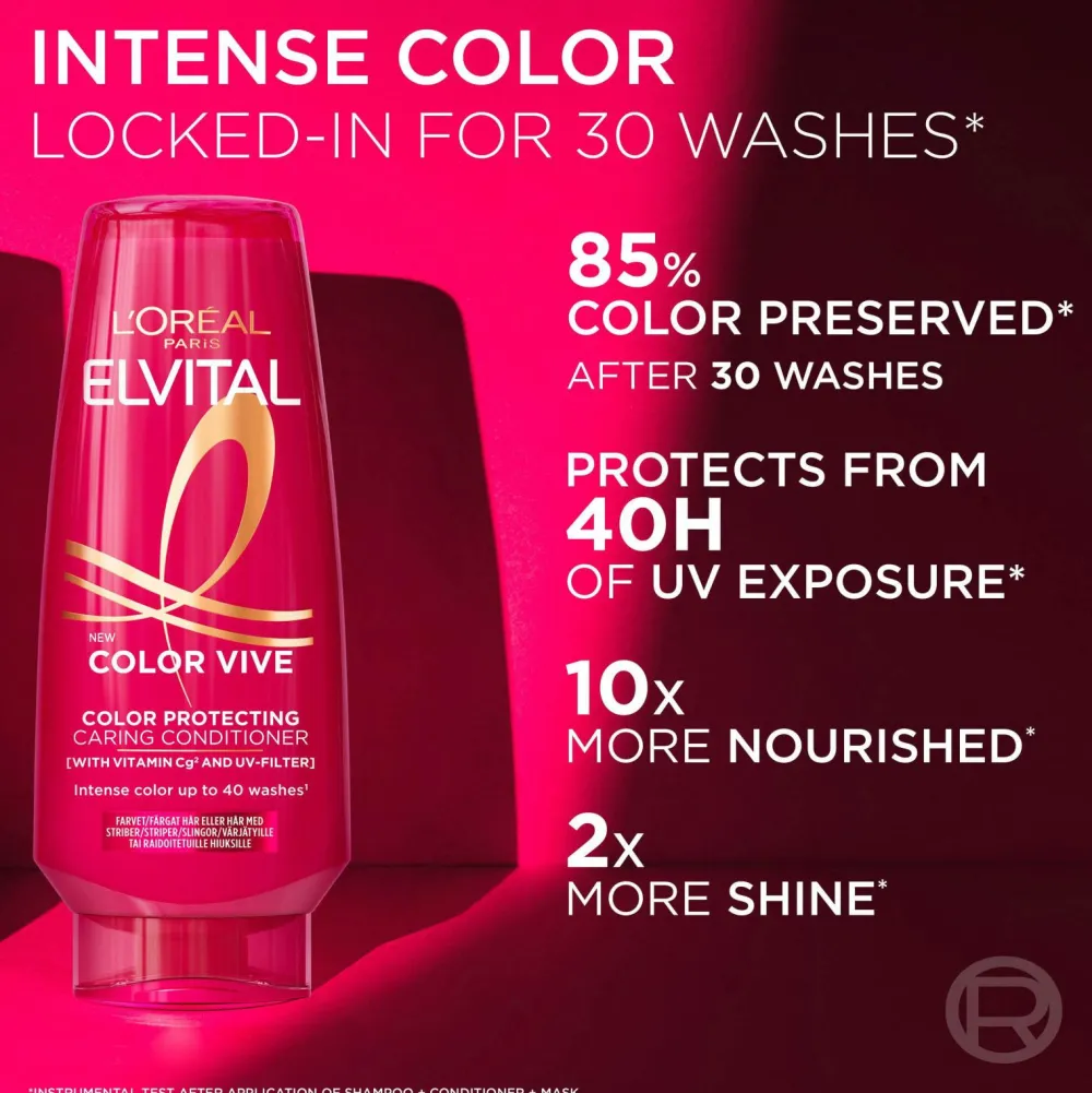 L'Oréal Paris Elvital Color Vive Conditioner For Colored Hair 200 Ml New