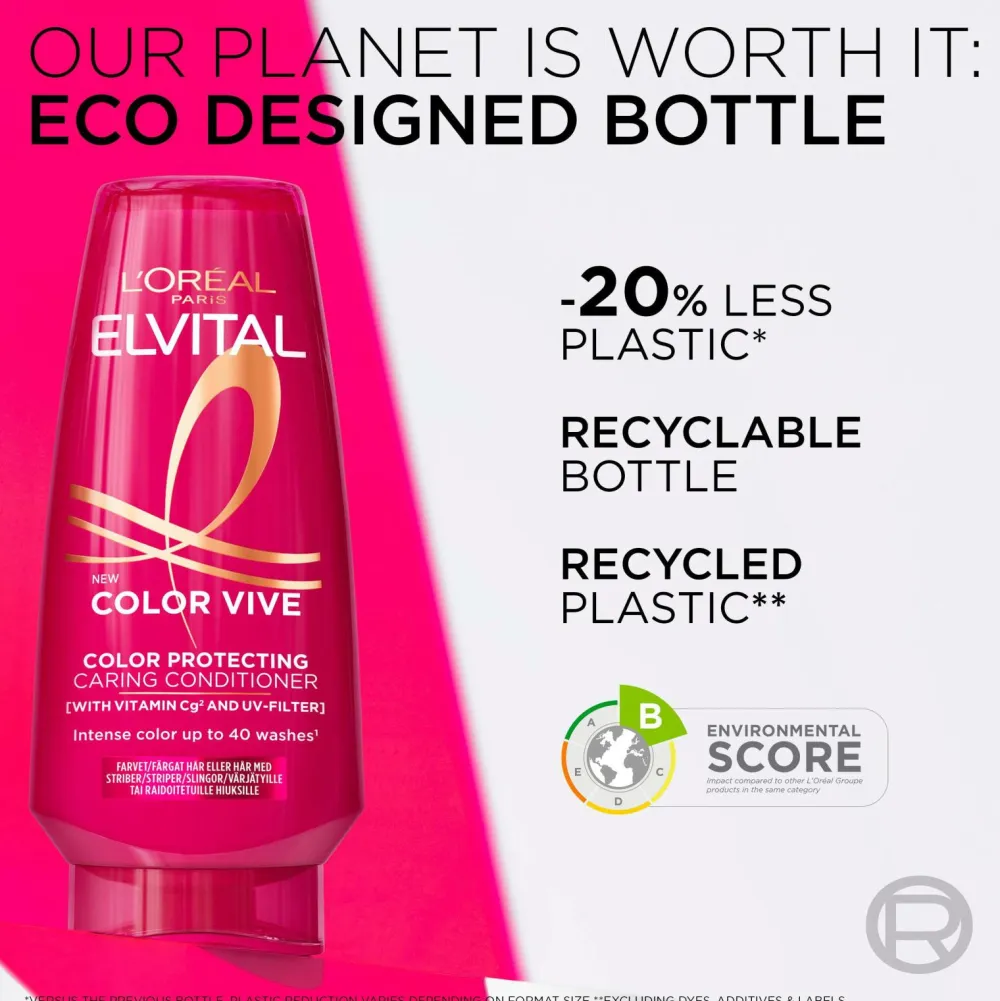 L'Oréal Paris Elvital Color Vive Conditioner For Colored Hair 200 Ml New