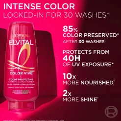 L'Oréal Paris Elvital Color Vive Conditioner For Colored Hair 300 Ml New