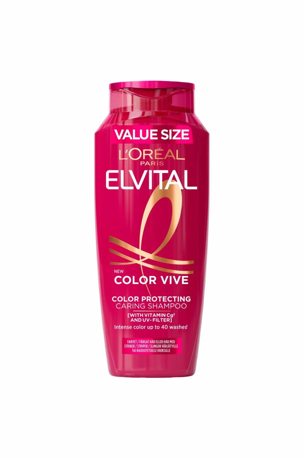 L'Oréal Paris Hår|Hår>Elvital Color Vive Shampoo For Colored Hair 400 Ml
