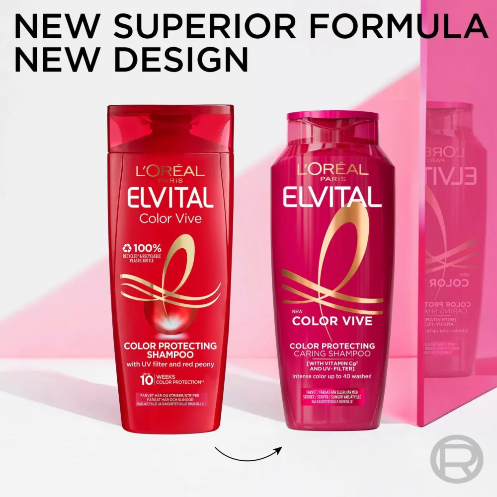 L'Oréal Paris Hår|Hår>Elvital Color Vive Shampoo For Colored Hair 400 Ml