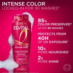 L'Oréal Paris Hår|Hår>Elvital Color Vive Shampoo For Colored Hair 1000 Ml