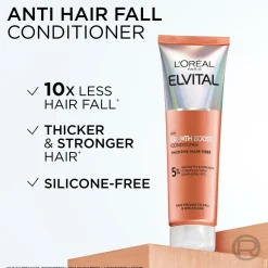 L'Oréal Paris Elvital Growth Booster Conditioner Against Hair Loss 150 Ml No Color Clearance
