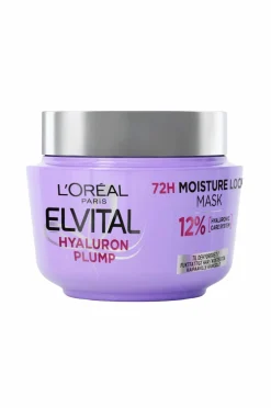 L'Oréal Paris Elvital Hyaluron Plump Hair Mask For Dehydrated Hair 300 Ml No Color New