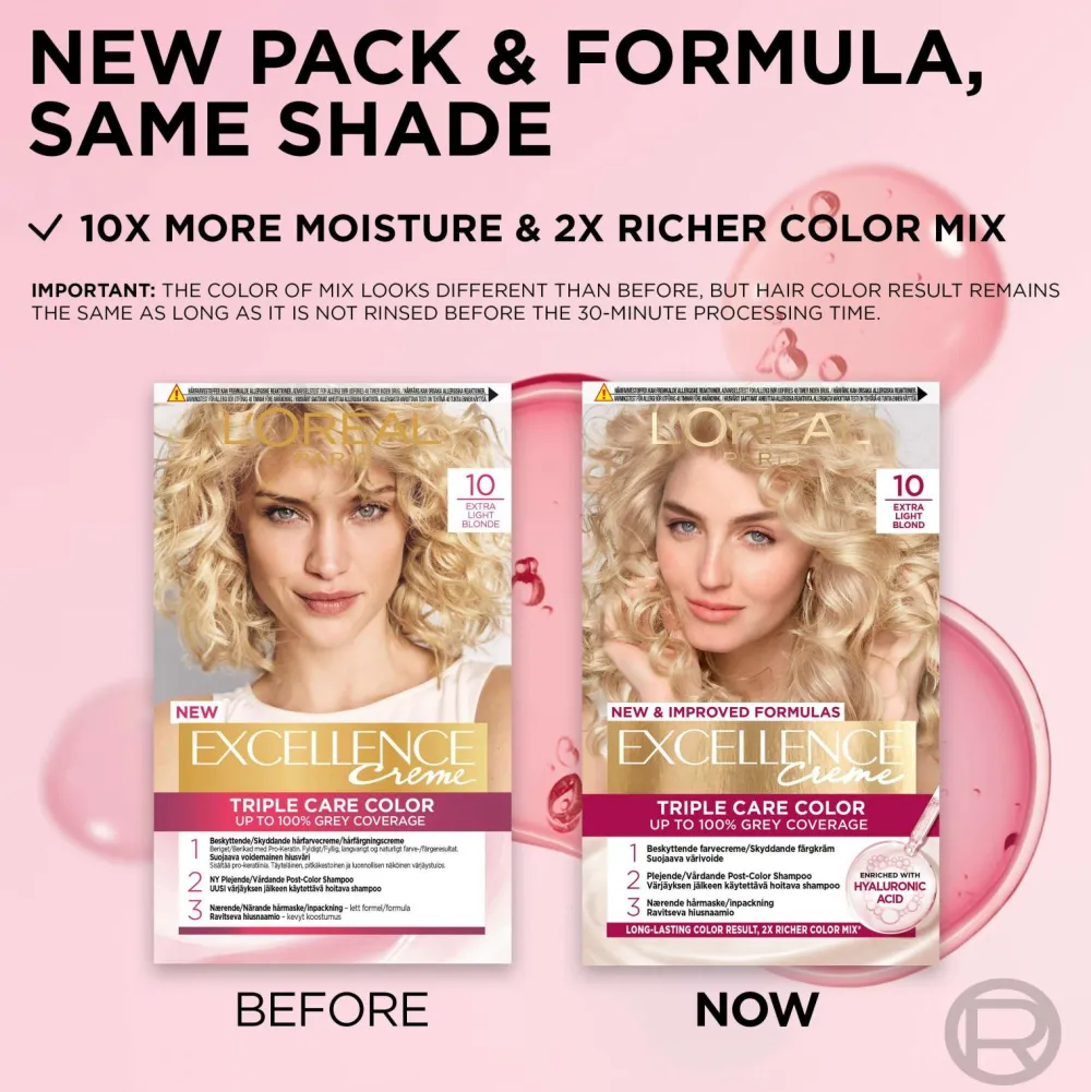 L'Oréal Paris Excellence Creme 10 Mycket Ljusblond Clearance