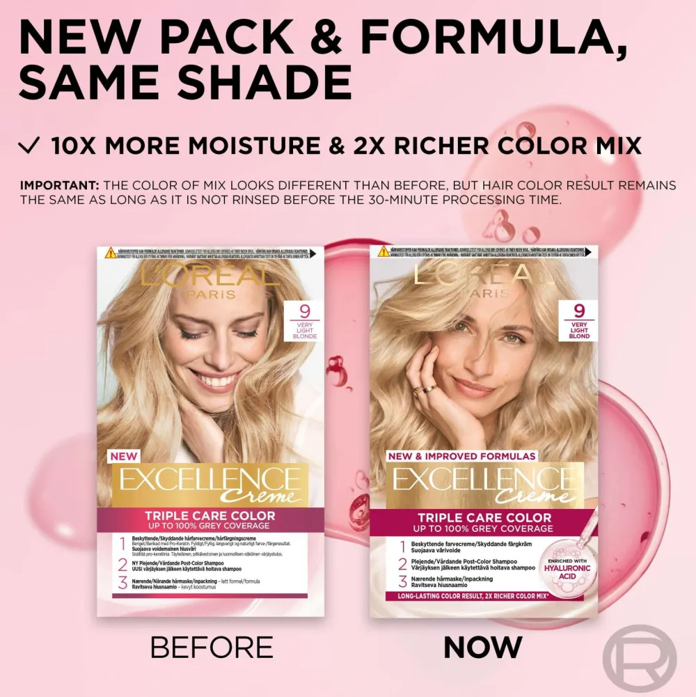 L'Oréal Paris Excellence Creme Ljus Ljusblond Discount