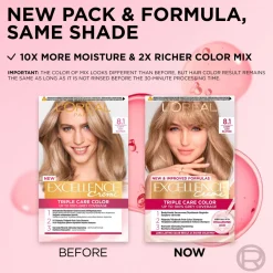 L'Oréal Paris Excellence Creme 8.1 Ljus Askblond Sale