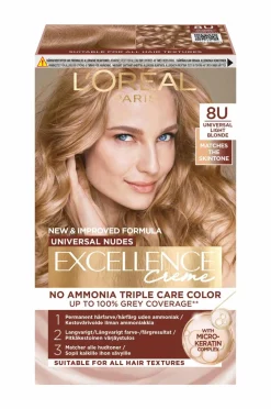 L'Oréal Paris Hårfarve Excellence Universal Nudes Universal Nudes lys blond 8U Discount