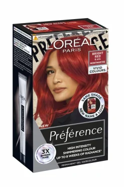 L'Oréal Paris Hårfarve Préférence Vivids Vivids Bright Red 8.624 Online