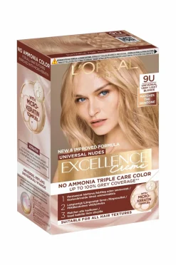 L'Oréal Paris Hårfarve Excellence Universal Nudes Universal Nudes meget lys blond 9U Clearance