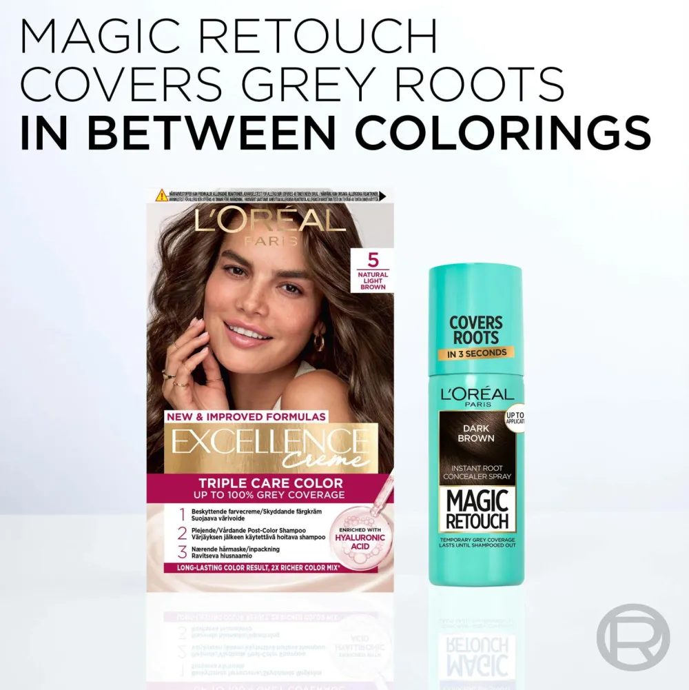 L'Oréal Paris Hårfarve>Magic Retouch Permanent 5 Brown