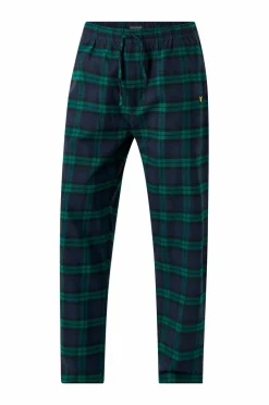 Lyle & Scott Nattøj & Homewear>Natbukser Carey Flannel Peacoat check