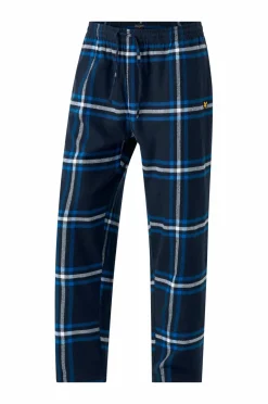 Lyle & Scott Natbukser Carey Flannel Nautical blue Outlet