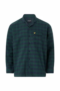Lyle & Scott Nattøj & Homewear>Pyjamassæt Julian Green/Peacoat Check