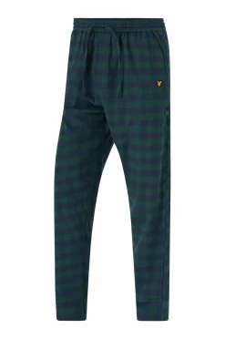 Lyle & Scott Pyjamassæt Holden SS Sleep Set Bright White/Peacoat Check